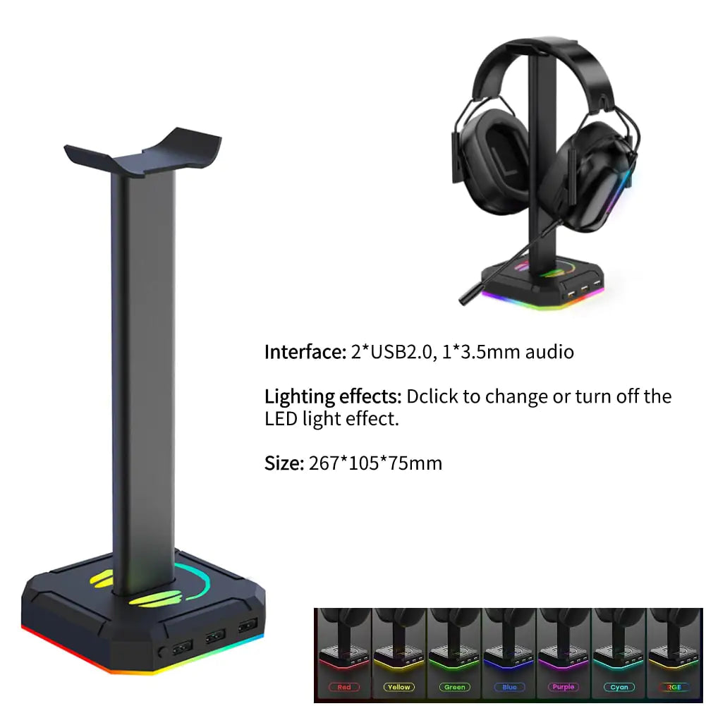 RGB Headphone Stand